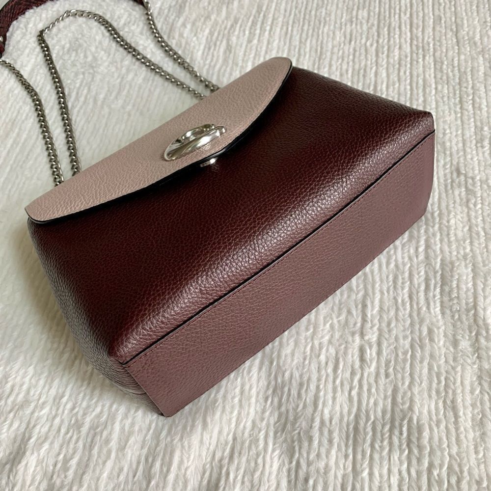 New Coach Leather Shoulder & Crossbody Bag In Colorblock - Picture 12 of 16